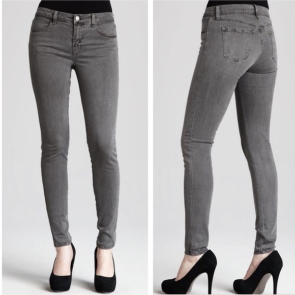 J Brand Pencil Leg Denim Jeans, Gray, Size 30 - Picture 1 of 16